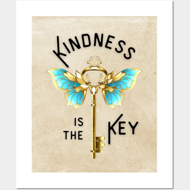 Kindness is the Key Wall Art by DadOfMo Designs